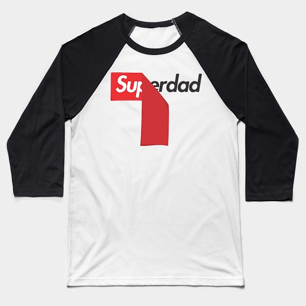 Superdad Baseball T-Shirt by idea-prod